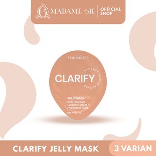 Madame Gie Jelly Mask -Skincare Gel Masker Wajah Blister gisel madame gie