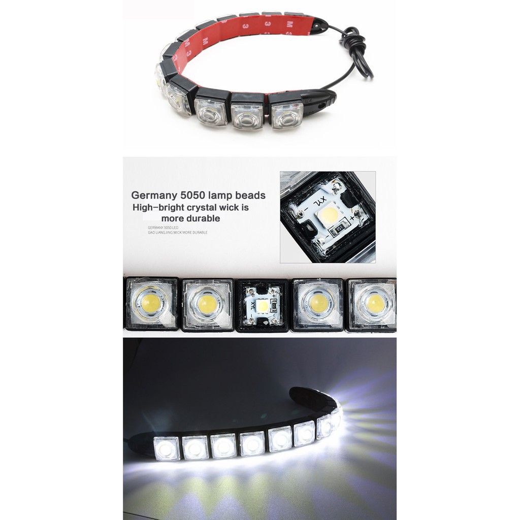 Lampu Strip Led Drl Untuk Mobil / Motor