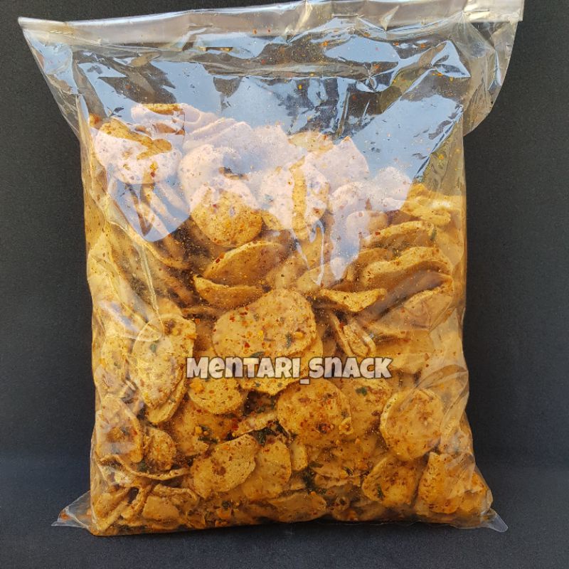 

Keripik Basreng Pedas Daun Jeruk 1 Kg
