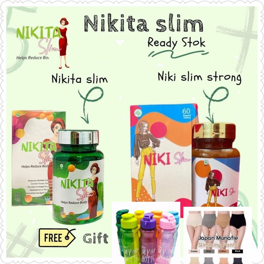NIKITA SLIM NORMAL / EXTRA STRONG NIKITA MIRZANI [FREE GIFT] MURAHH
