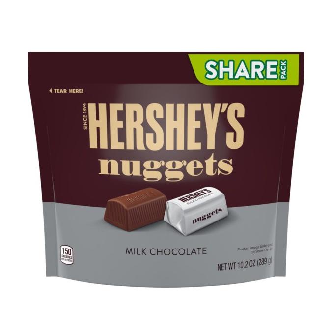 

Coklat Hersheys NUGGETS Special Dark Chocolate with Almonds Candy 286g