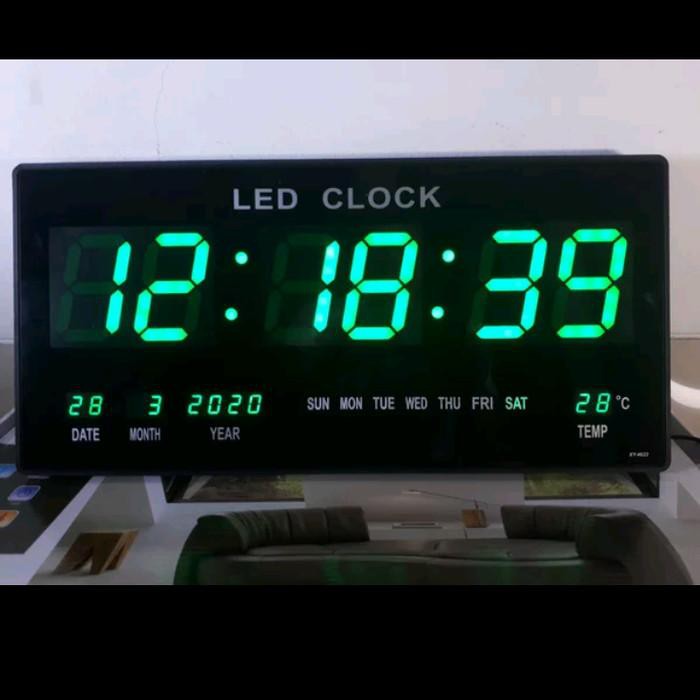 Jam Dinding Led Minimalis Jam Digital Dinding