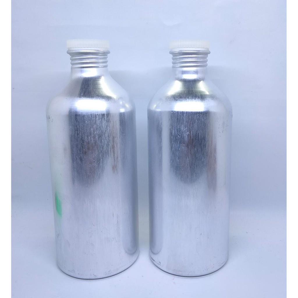 KALENG SILVER 500 ML.ALUMUNIUM SILVER BUAT BIBIT PARFUM HARGA PER PCS
