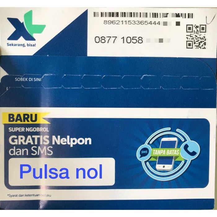 kartu perdana xl segel