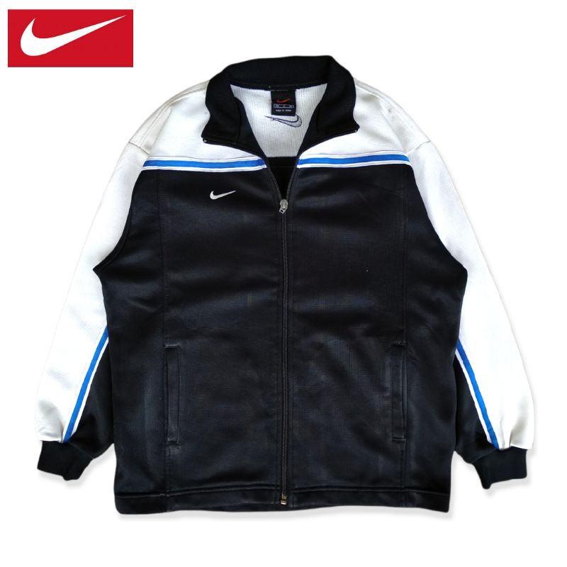 JAKET NIKE VINTAGE SWOOSH SECOND ORIGINAL THREE TONE COLOR BLOCK MURAH ORI BORONGAN JACKET TRACKTOP 