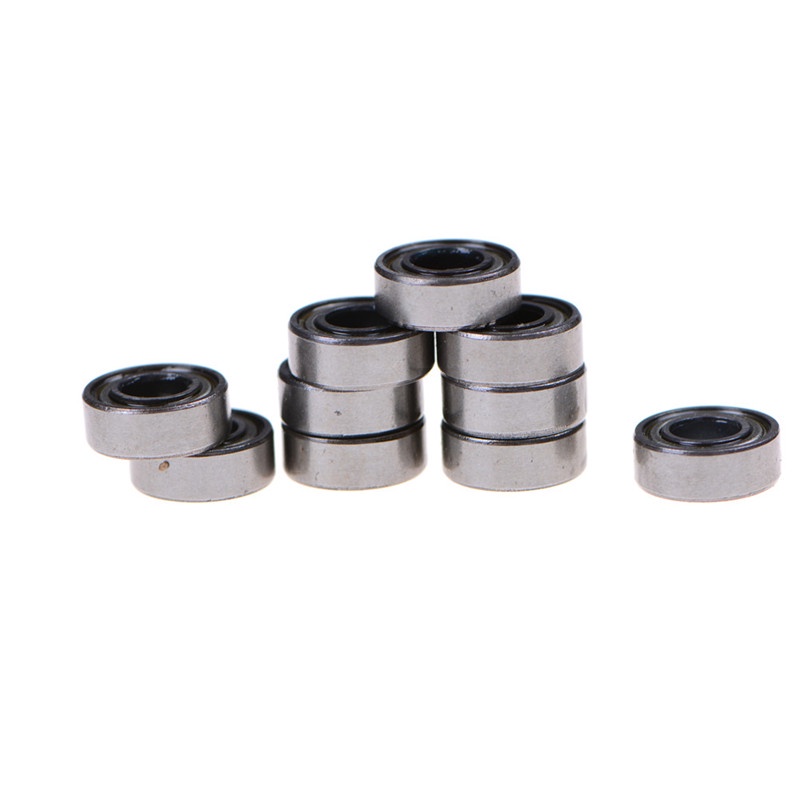 &lt; E2id &amp; &gt; 10pcs Mr115zz Miniatur Bearing Segel Karet Bahan Metal