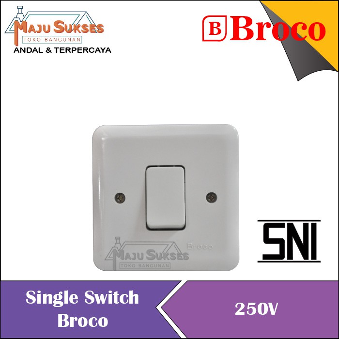 Saklar IB Broco inbox kombinasi seri engkel seri stop kontak hotel murah