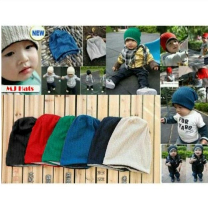 Topi Kupluk Bayi MJ Anak Super Nyaman - Kupluk Anak MJ - Kupluk MJ Anak Cowok Cewek - MJ Hat Baby Kids