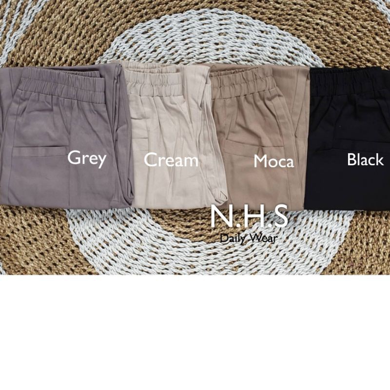 willow pants Katun celana panjang casual wanita longgar