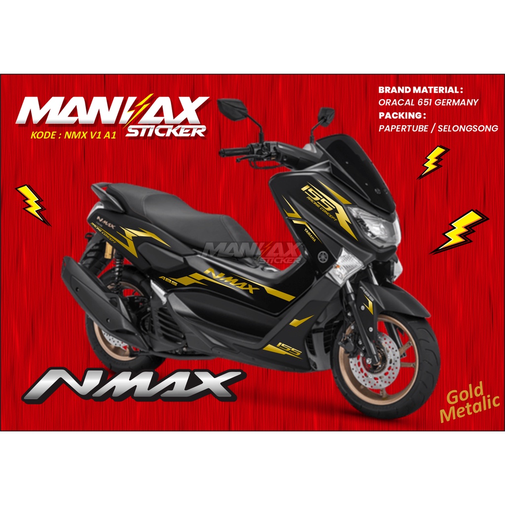 Jual Sticker Nmax Stiker Stripping Motor Yamaha Nmax 155 Old - Stiker
