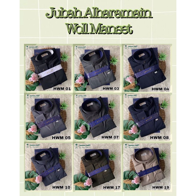 Jubah Alharamain Woll Manset Ekslusif