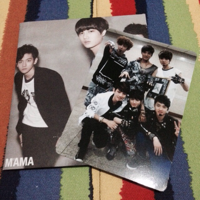 [Preloved] EXO-K - MAMA (1st Edition) + Group Photocard