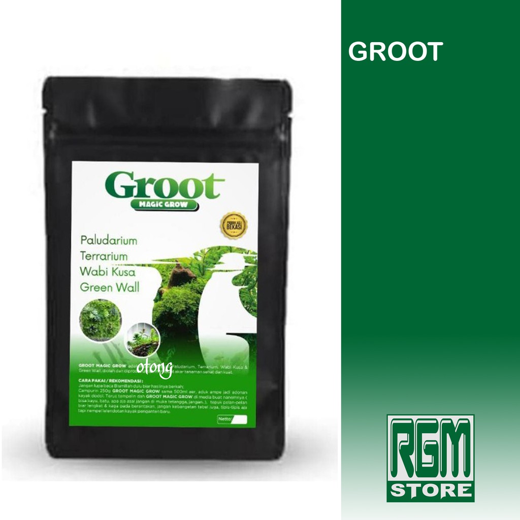 GROOT MAGIC GROW Media Tanam pupuk Paludarium Terrarium WABIKUSA aquarium aquascape