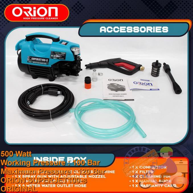 Mesin Cuci Jet Mobil Motor High Pressure Cleaner Orion Superjet100-S Ruangwati