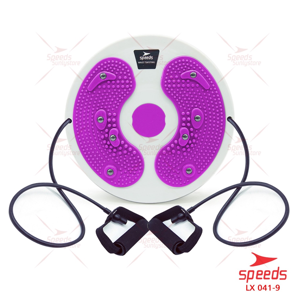 SPEEDS Waist Twisting Kaki Olahraga Rumah Portabel Fitness Pelangsing Perut Paha Pinggul Waist Twisting Terpisah 041-5-TWISTING-9 UNGU