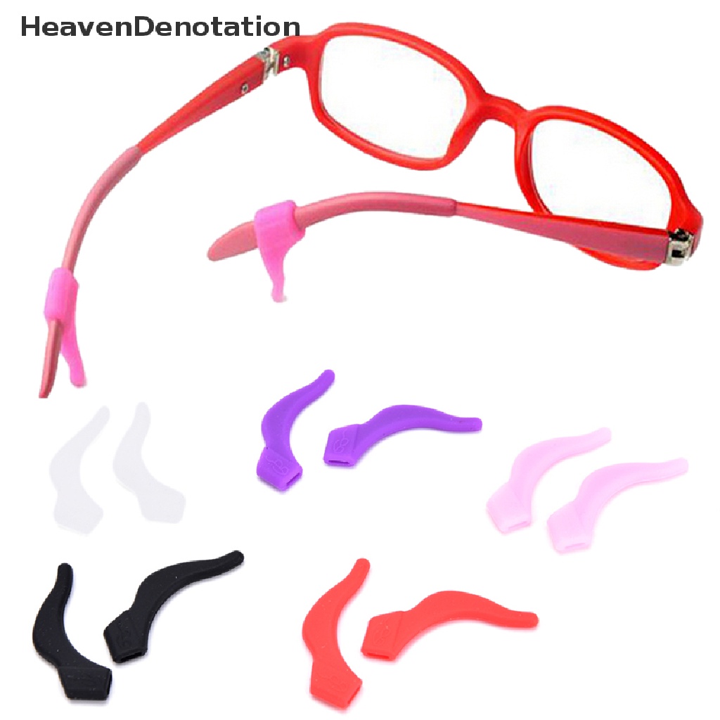 [HeavenDenotation] 1 Pair Sports Silicone Ear Grip Holder Eyeglass Glasses Sunglass Anti Slip Hooks