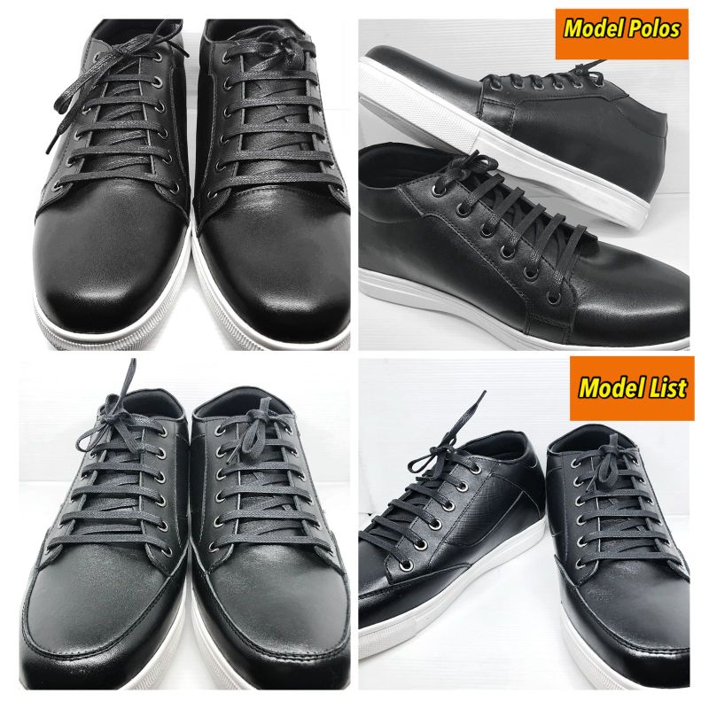 Sepatu Pria kulit asli / Sepatu kulit pria / sepatu pria kulit casual / sepatu pria penambah tinggi 