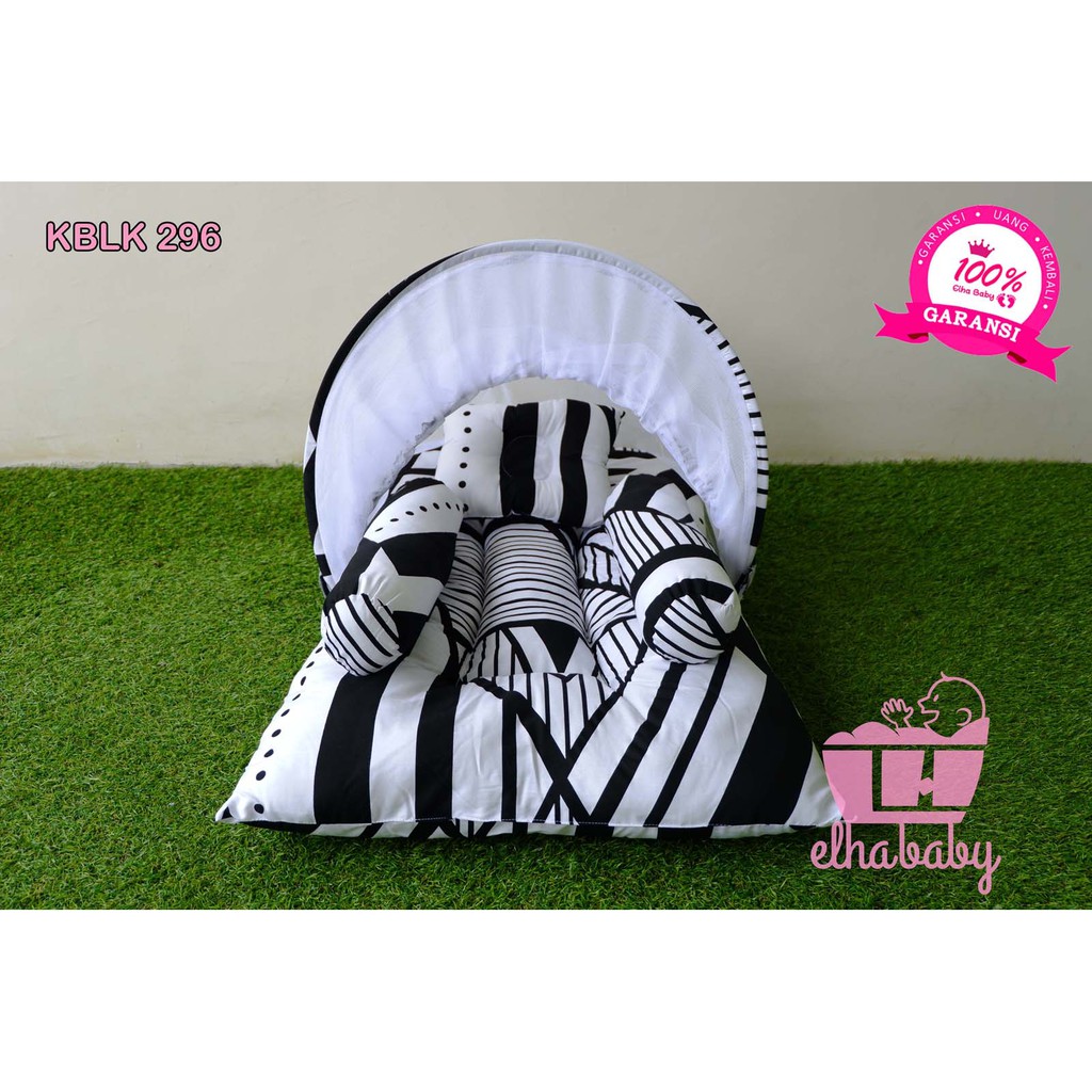 Kasur Bayi Kelambu Set Lipat karakter Lucu dialogue