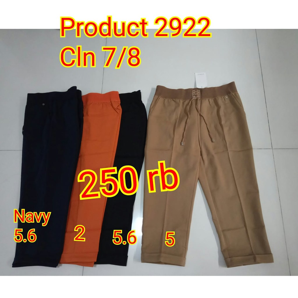 Celana wanita 7/8 import Product katun zara