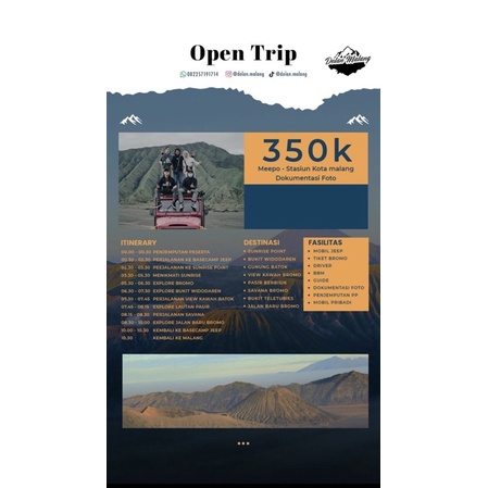 OPEN TRIP BROMO