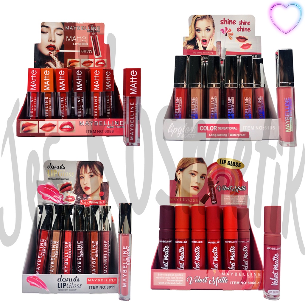 [LUSINAN] MYB Lipcream Lipgloss Barcode Matte Ink / Grosir Kosmetik