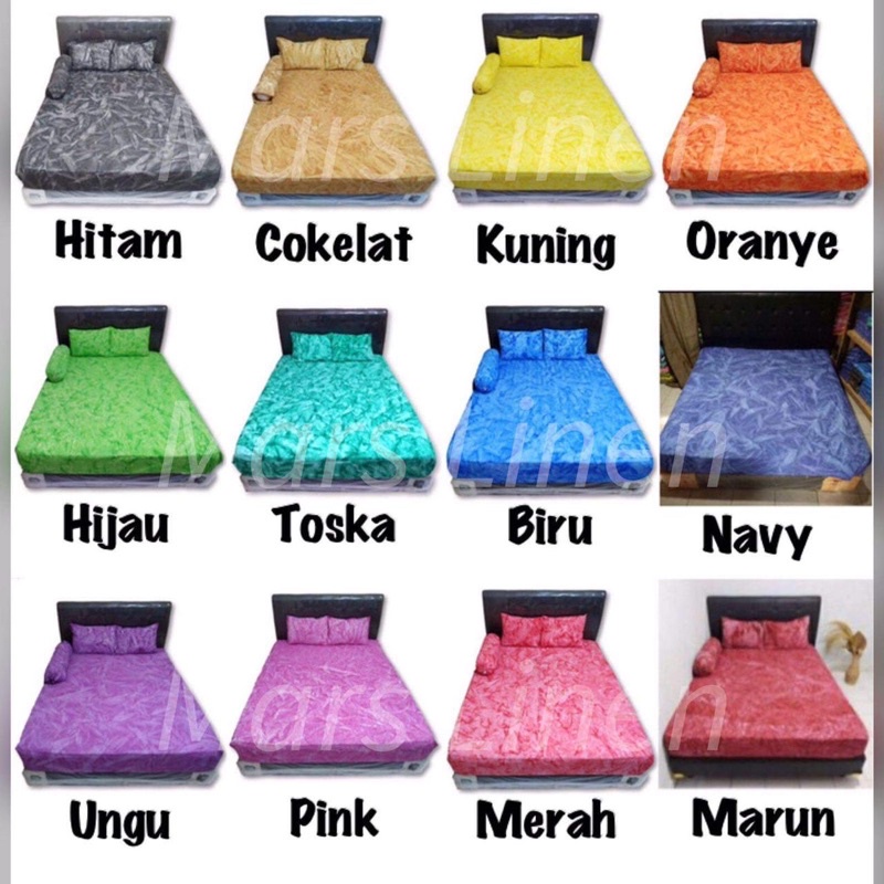 Sprei Bali / sprei abstrak bali/sprei smoke bali