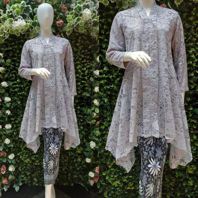 set kebaya brokat Tulle busui/kebaya modern/kebaya brokat modern