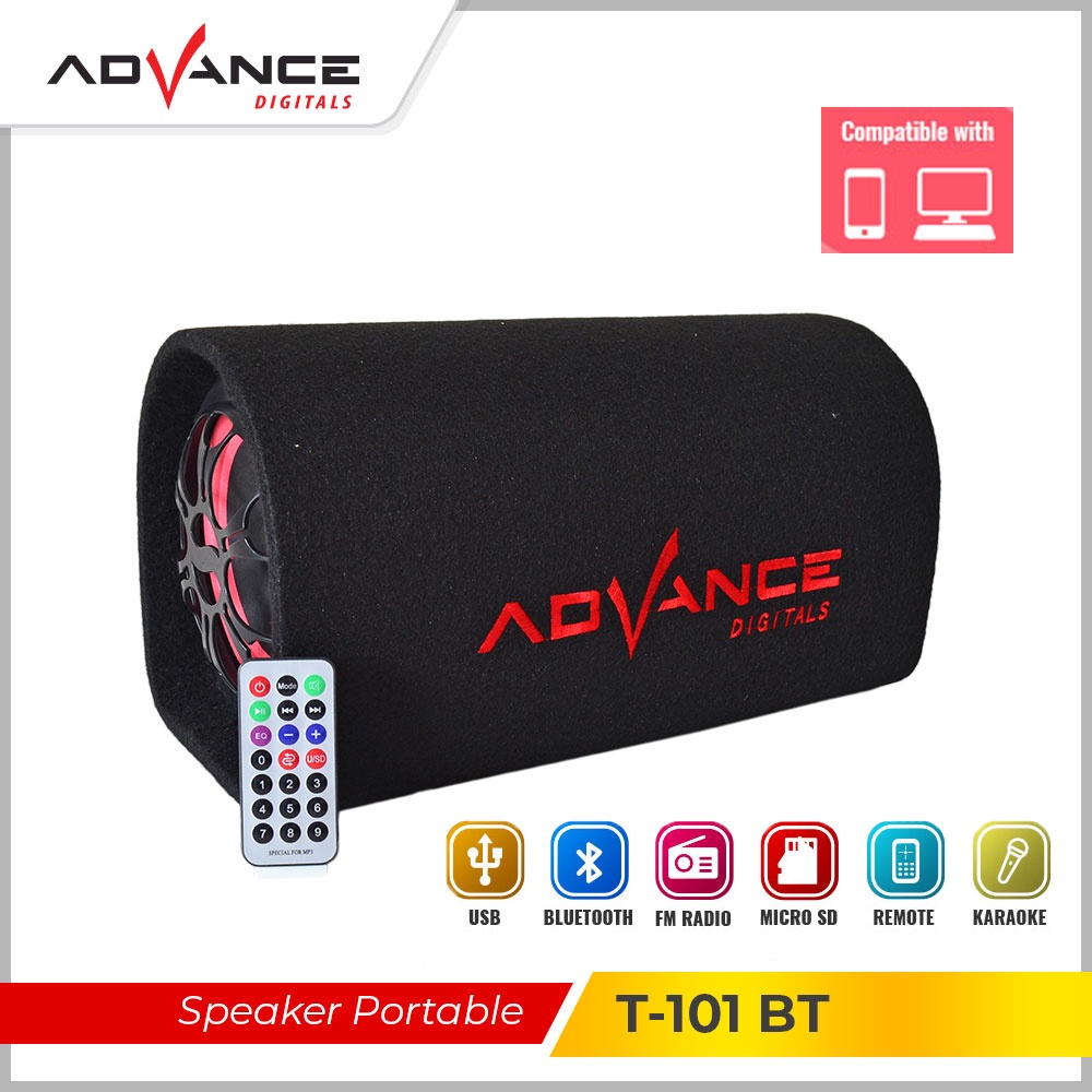 【Garansi 1 Tahun】Advance Multimedia Speaker Subwoofer System Bluetooth Speaker