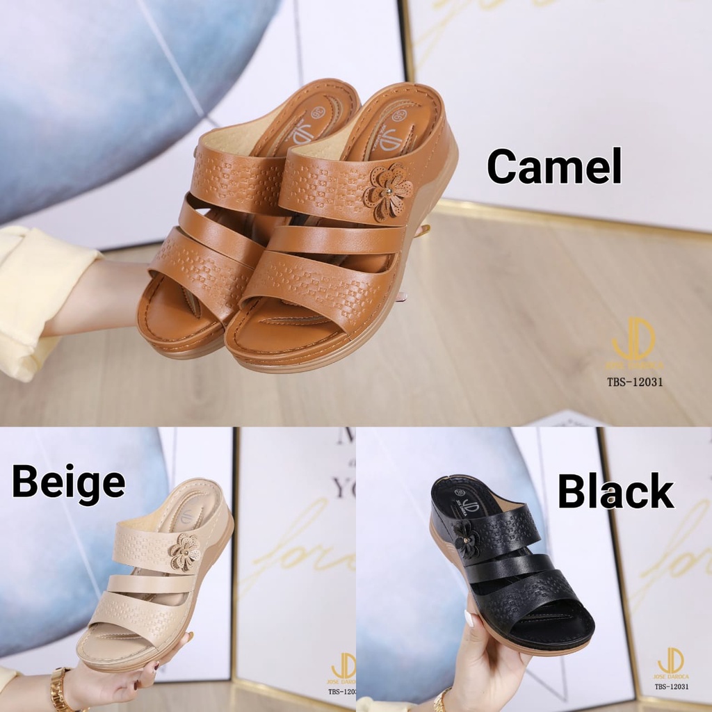 JOSE DAROCA Sandal Wedges # TBS-12031 # Original