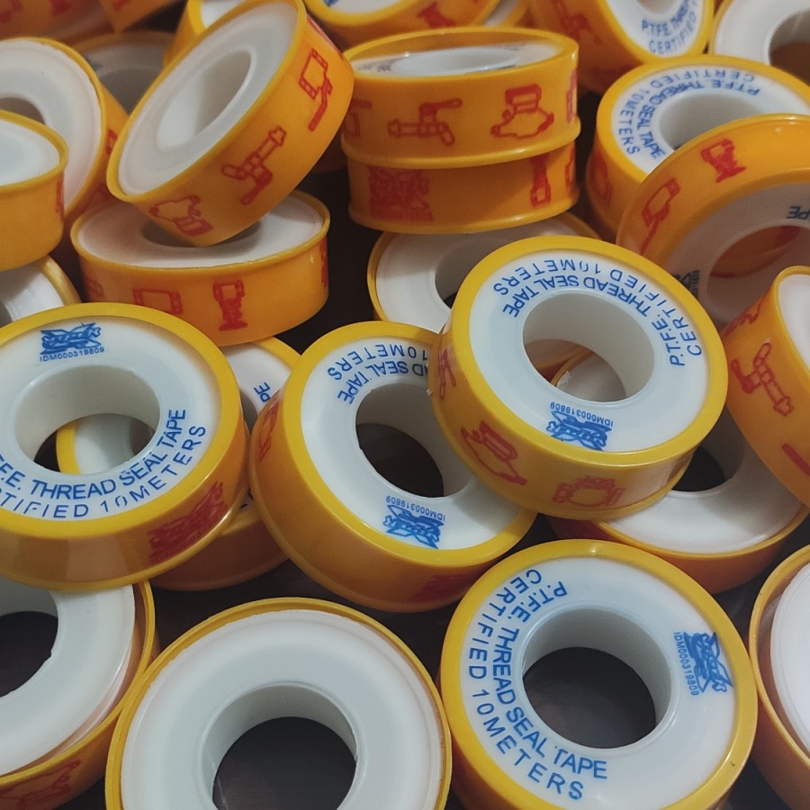 TBA Seal Tape Sealtape Selotip SilTape YSK 12mm x 10M Model Onda Kuning