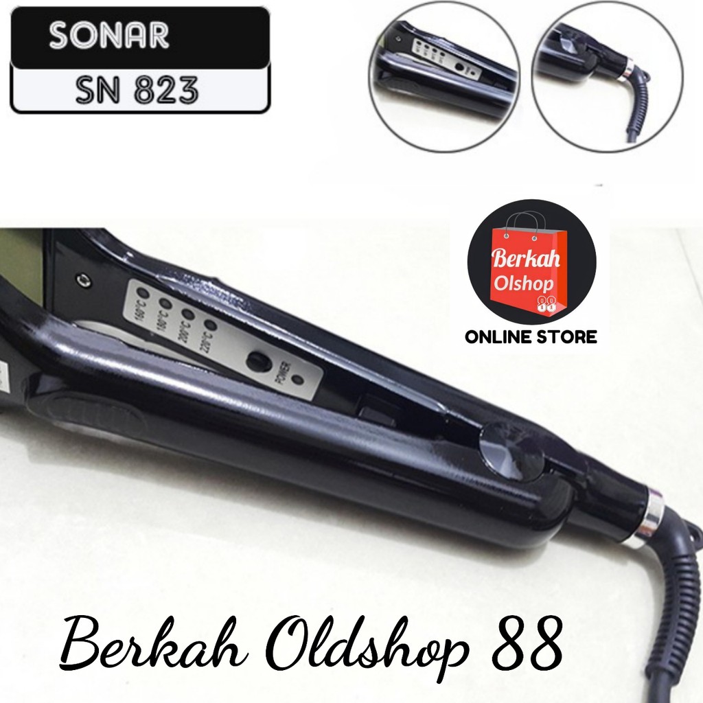 Catok Catokan rambut Lurus Sonar Splint Straight Hair SN 823