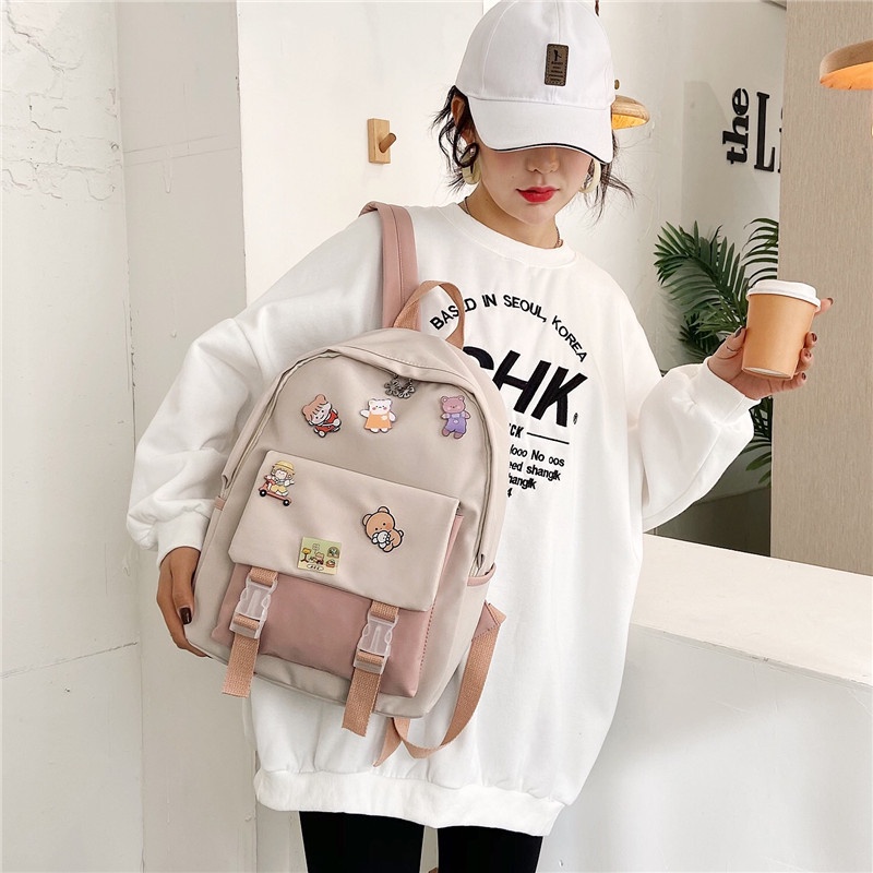 TASHAPPY CR7818 Tas RANSEL Wanita Motif Boneka Gemas Terbaru Multi Fungsi Muat Banyak supplier tas import GT1977 EL 4257 BQ3503