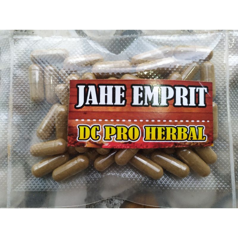 

kapsul jahe emprit herbal isi 100
