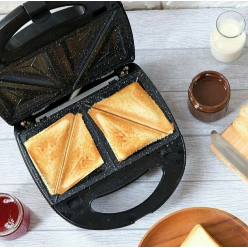 Toaster IL 202 Pemanggang Roti 3in1 - Sandwich Maker IDEALIFE IL202 Original