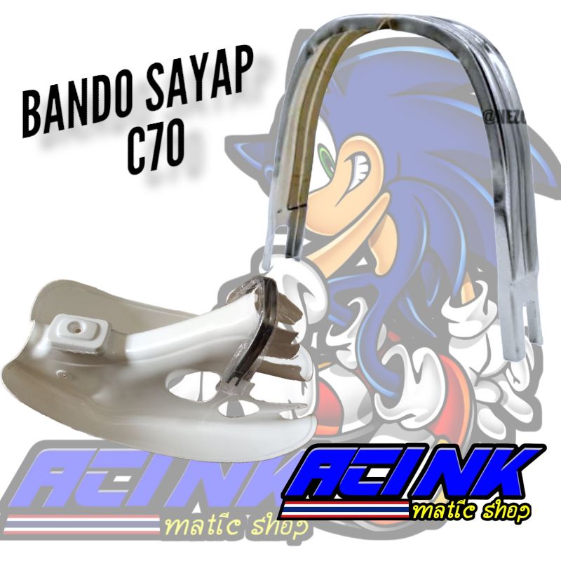 bando klem sayap tebeng honda c70 c50 c90 c700 c800 supercup