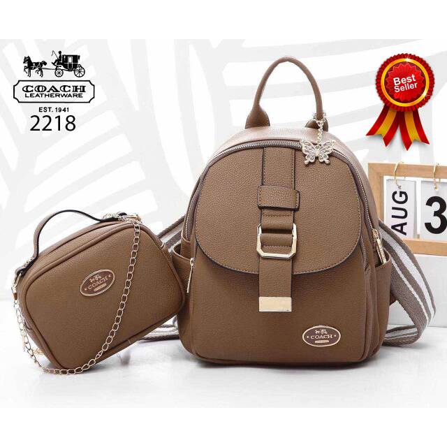 Tas ransel wanita COACH import murah | shelaashop 👜
