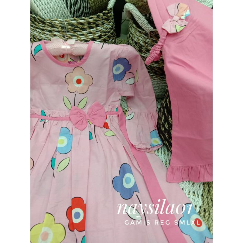 Gamis anak Naysila 01 by Whitelily