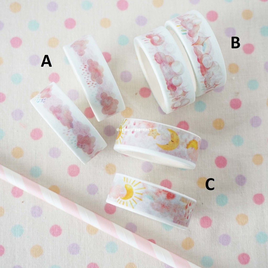 

W1165 Pinkish 15mm x 5m Washi / Masking tape [Colourplay]