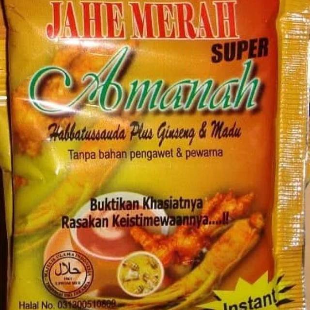 

Jahe merah minuman instan