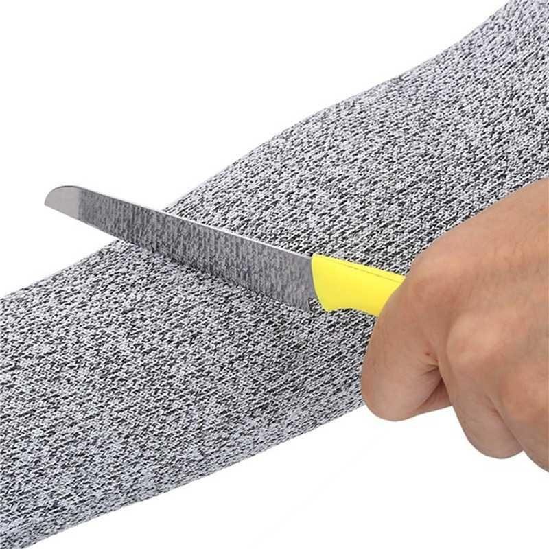 Sarung Lengan Tangan Anti Goresan Pisau Arm Cut Resistant 2PCS - BX102 - Gray