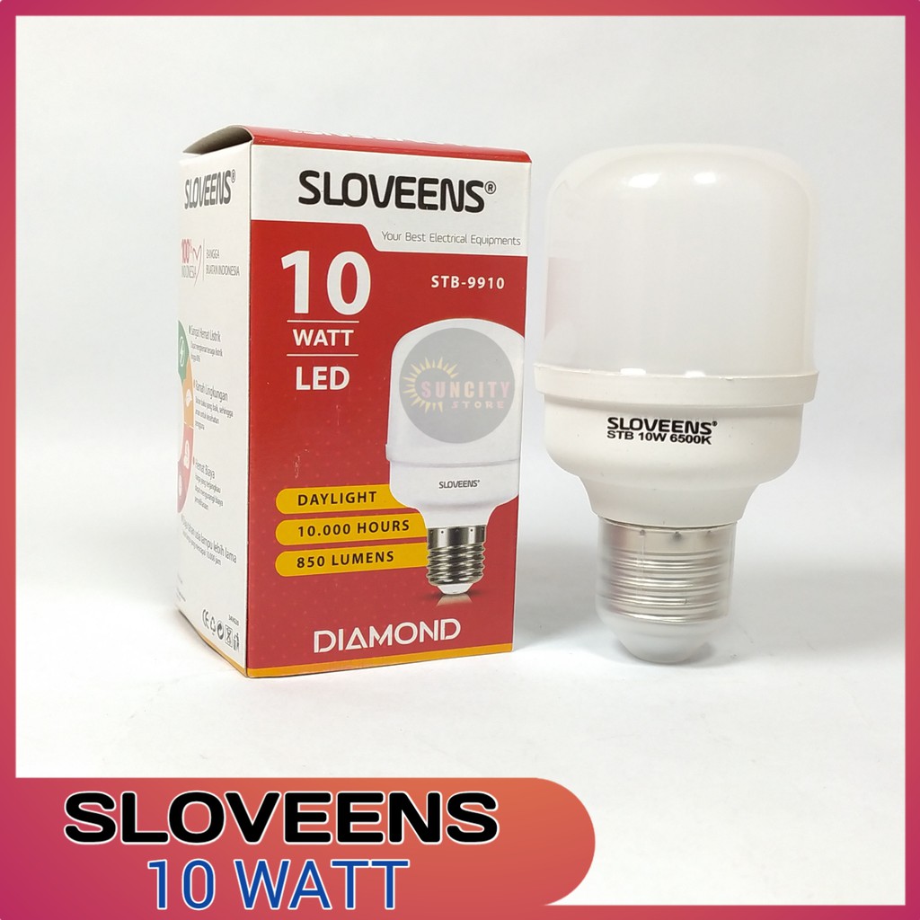 Sloveens Diamond Lampu LED Capsule 10 Watt - Cahaya Putih