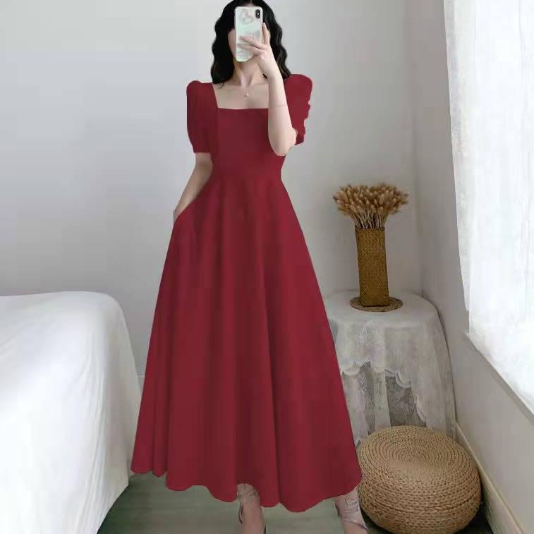 Best Seller.. COD Dress/Dress putih/dress putih korea/dress putih wanita/dress wanita/Dress hitam/dr