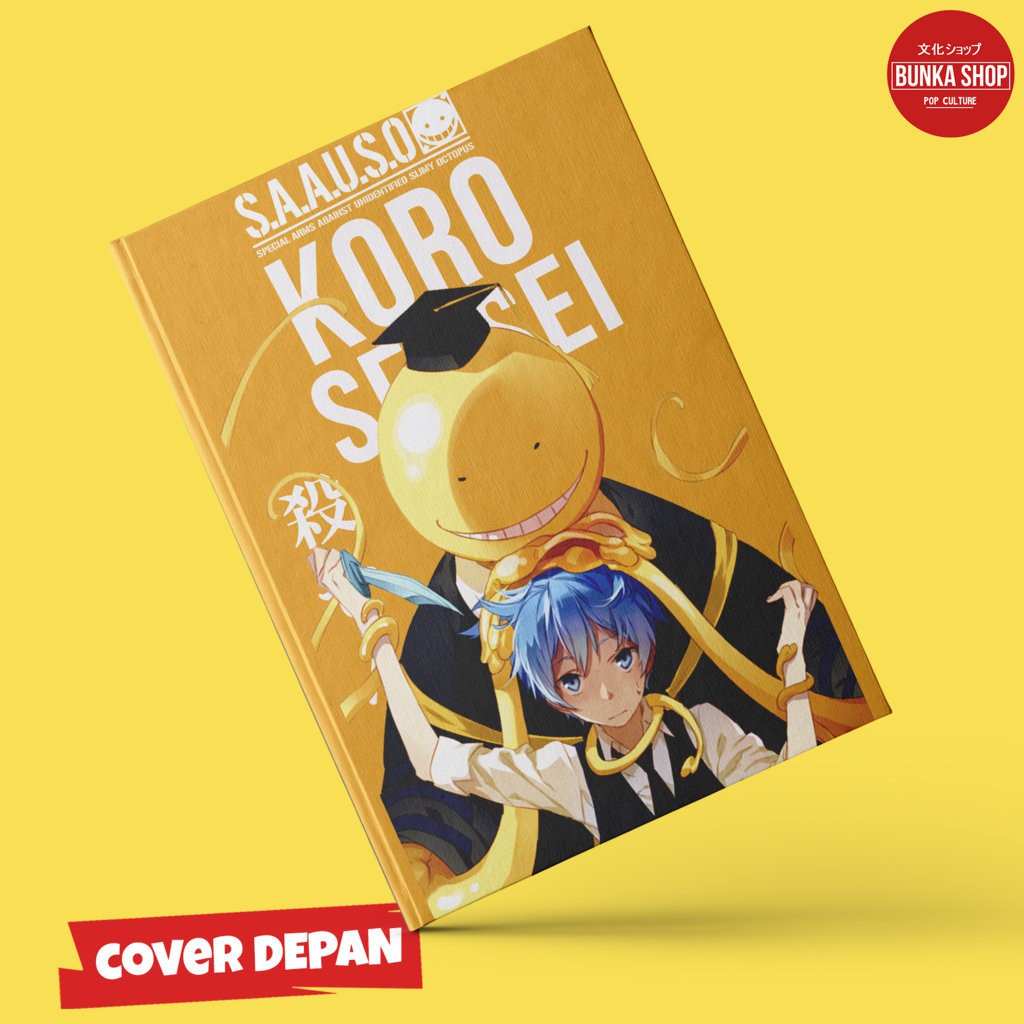 

Note Book Hardcover Anime Ansatsu Kyoushitsu Koro Sensei Koro Sensei and Nagisa Ukuran A5 Jurnal Agenda Planner Notebook Gift Couple