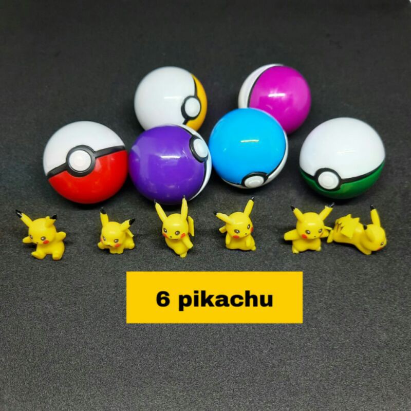 mini figure pokemon + pokeball