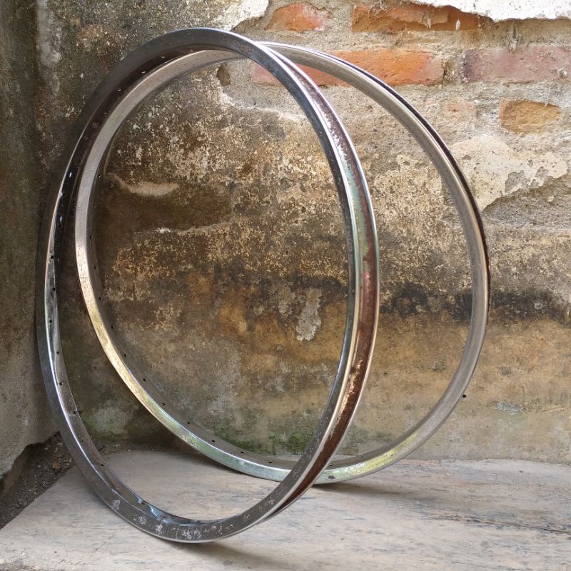 jual velg 24 inch sepeda mini japan original vintage sepeda mini deki roda 24