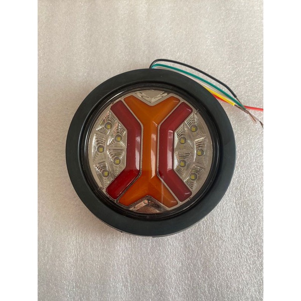 stop lamp lampu truk 24 volt model bulat X