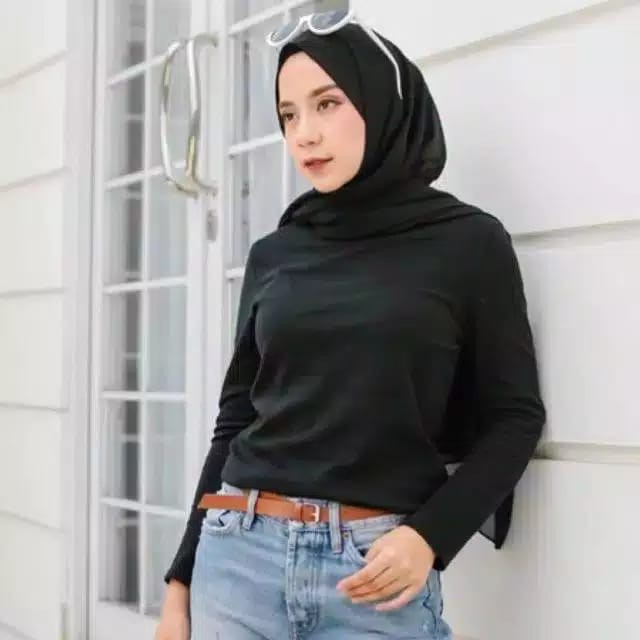 One set Rayon Viscose Busui Ld 100 - 110 Motif Kekinian-MANSET RANDOM