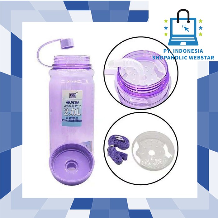 Botol Minum Jumbo 2 Liter / Botol Minum 2 Liter