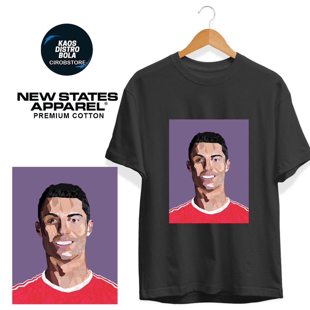KAOS DISTRO BOLA  RONALDO MANCHESTER UNITED