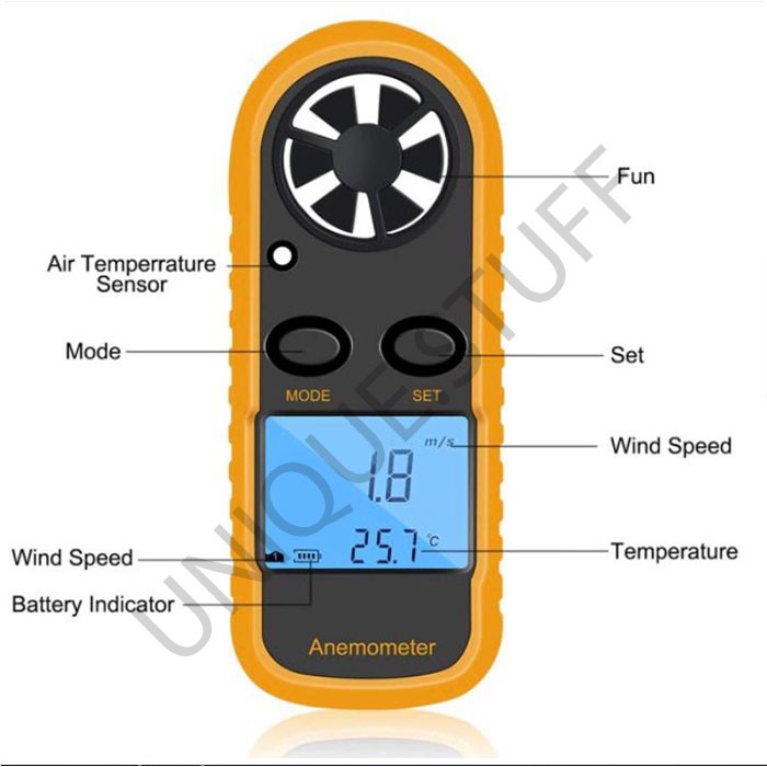 Anemometer Benetech GM816 ORI Ukur Kecepatan Angin Wind Tester GM-816 pengukur angin